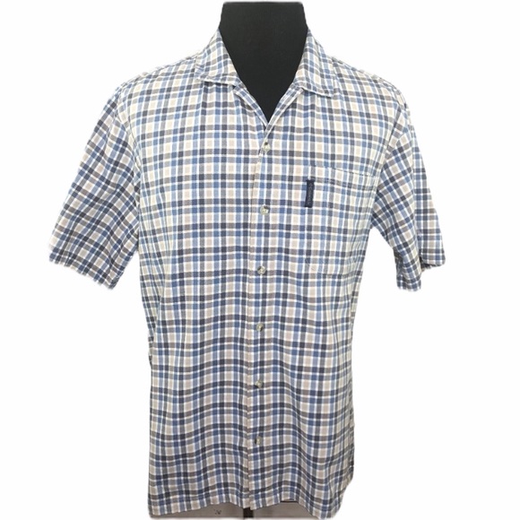 Columbia Other - COLUMBIA Plaid Short Sleeve Shirt Men's Blue LG L